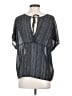 Goodies Gray Blue Short Sleeve Blouse Size EU 36 / US 6 - photo 2