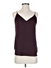 Express 100% Polyester Burgundy Sleeveless Top Size S - photo 1