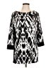 Liz Claiborne Black 3/4 Sleeve Blouse Size L - photo 1