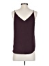 Express 100% Polyester Burgundy Sleeveless Top Size S - photo 2