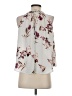 Lush 100% Polyester Floral Ivory Sleeveless Blouse Size XS - photo 2