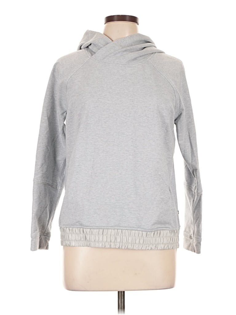 Pre-owned Lululemon Athletica Sweatshirt In Silver