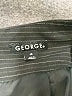 George 100% Polyester Solid Black Formal Skirt Size 14 - photo 4