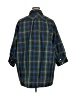 Tuckernuck 100% Polyester Plaid Green 3/4 Sleeve Blouse Size 3X - photo 2