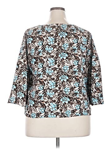 Elizabeth and James 3/4 Sleeve Blouse (view 2)
