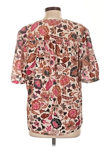 Ann Taylor Factory Short Sleeve Blouse (view 2)