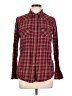 Ariat Plaid Burgundy Long Sleeve Button-Down Shirt Size L - photo 1