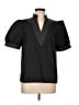 Entro Black Short Sleeve Blouse Size L - photo 1