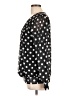 Timeson Polka Dots Black Long Sleeve Blouse Size L - photo 5