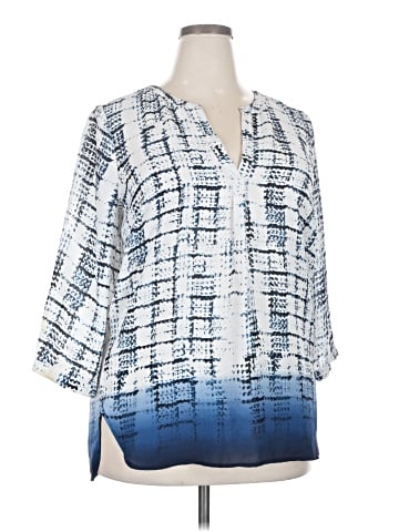 Willi Smith 3/4 Sleeve Blouse (view 1)