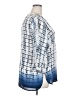 Willi Smith 100% Polyester Blue 3/4 Sleeve Blouse Size 20 (estimated) - photo 4