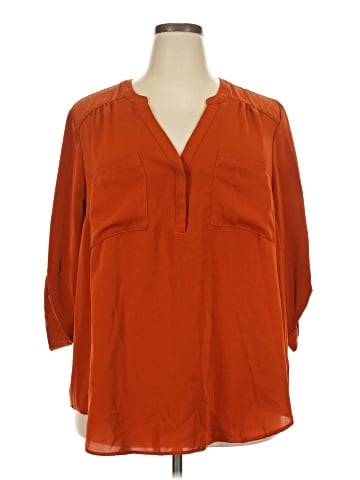 Torrid 3/4 Sleeve T-Shirt (view 1)