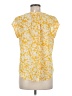 Fun2Fun Yellow Short Sleeve Blouse Size M - photo 2