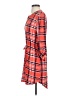 Bobbie Brooks Plaid Orange Casual Dress Size S - photo 5