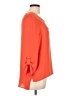 Atmosphere 100% Polyester Orange 3/4 Sleeve Blouse Size 10 - photo 4