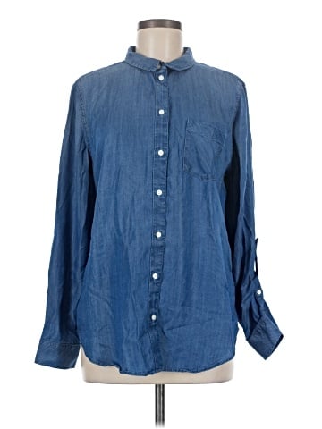 Caslon Long Sleeve Button-Down Shirt (view 1)