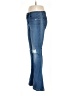 Suede 100% Cotton Hearts Blue Jeans Size 29 waist - photo 5