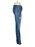Suede 100% Cotton Hearts Blue Jeans Size 29 waist - photo 4