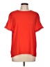 Ann Taylor Red Short Sleeve Top Size L - photo 1
