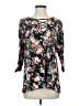 Bobbie Brooks Black 3/4 Sleeve T-Shirt Size S - photo 1