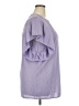 Unbranded Purple Short Sleeve Blouse Size 3X - photo 4