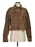 Free People Animal Print Brown Jacket Size S - photo 1