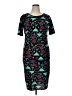 Lularoe Graphic Teal Casual Dress Size XL - photo 1