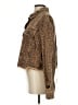 Free People Animal Print Brown Jacket Size S - photo 5