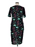 Lularoe Graphic Teal Casual Dress Size XL - photo 2