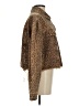 Free People Animal Print Brown Jacket Size S - photo 4