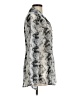 CAbi 100% Polyester Animal Print Silver Long Sleeve Blouse Size M - photo 4