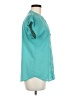 The Limited 100% Polyester Teal Short Sleeve Blouse Size M - photo 4
