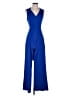 Antonio Melani Solid Blue Jumpsuit Size 2 - photo 1