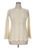 Unbranded 100% Polyester Ivory Long Sleeve Blouse Size XL - photo 1