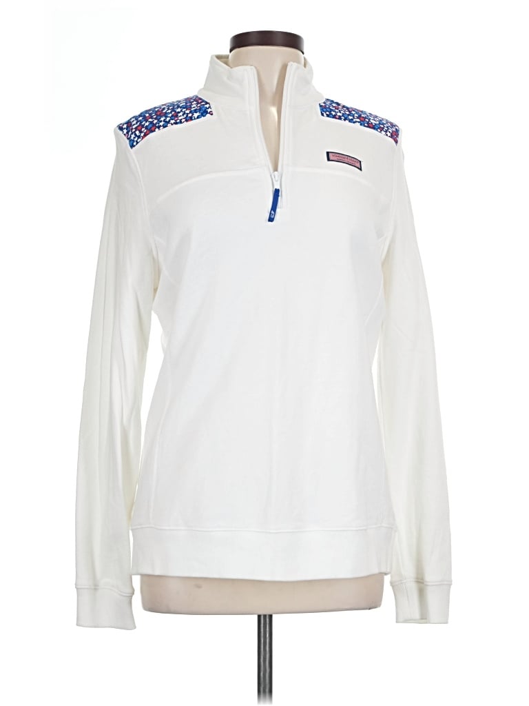 Pre-owned Vineyard Vines Sweatshirt In White