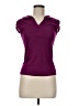 Deletta Purple Short Sleeve Top Size M - photo 1