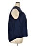 Old Navy 100% Rayon Blue Sleeveless Blouse Size XXL - photo 4