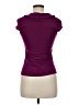 Deletta Purple Short Sleeve Top Size M - photo 2