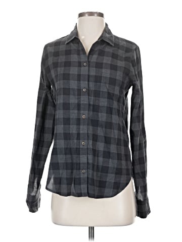 Reformation Jeans Long Sleeve Button-Down Shirt (view 1)