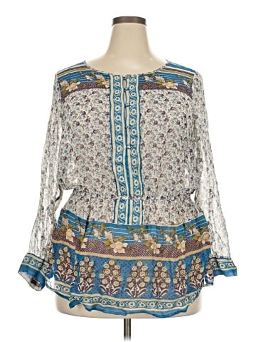 Lucky Brand Long Sleeve Blouse (view 1)