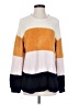 On Twelfth 100% Polyester Color Block Orange Pullover Sweater Size S - photo 1