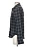 Reformation Jeans Checkered-gingham Gray Long Sleeve Button-Down Shirt Size XS - photo 5