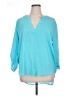 Jonathan Martin 100% Polyester Teal 3/4 Sleeve Blouse Size XL - photo 1
