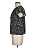 Gap 100% Rayon Black Short Sleeve Blouse Size M - photo 5