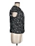 Gap 100% Rayon Black Short Sleeve Blouse Size M - photo 4