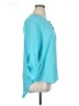 Jonathan Martin 100% Polyester Teal 3/4 Sleeve Blouse Size XL - photo 4