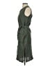 Zara Basic 100% Linen Green Casual Dress Size XS - photo 5