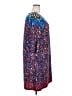 Triste Print Blue Casual Dress Size 2X - photo 4