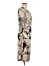 Connected Apparel Print Tan Cocktail Dress Size L (estimated) - photo 4