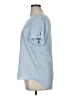 Unbranded 100% Polyester Blue Short Sleeve Blouse Size XL - photo 5